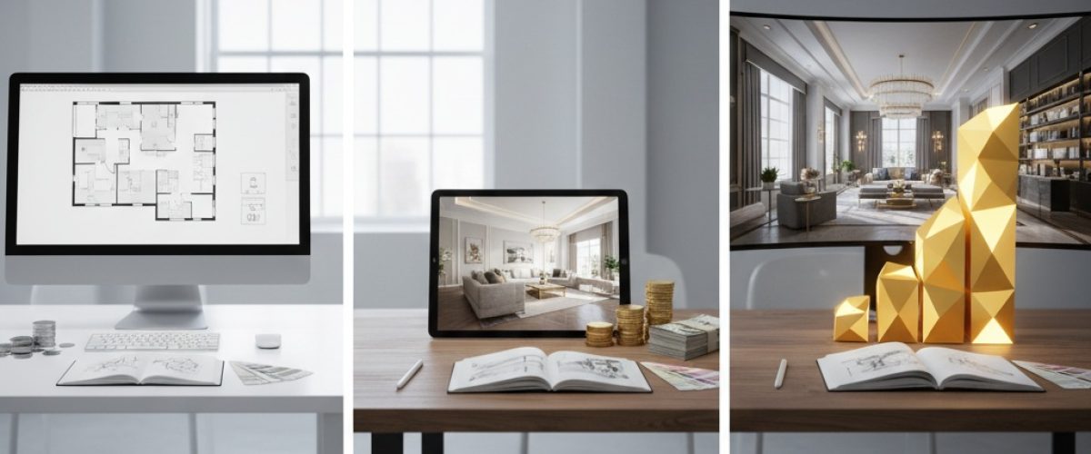 ile zarabia architekt wnętrz